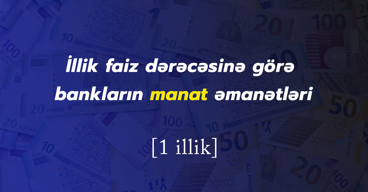 Manat əmanəti hansı banklarda daha sərfəlidir? – Faizlər (İyun 2026)