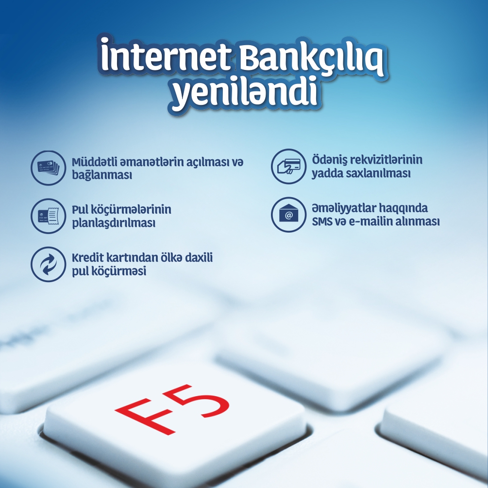 Yapı Kredi Bank Azərbaycanın İnternet Bankçılıq xidməti yeniləndi!