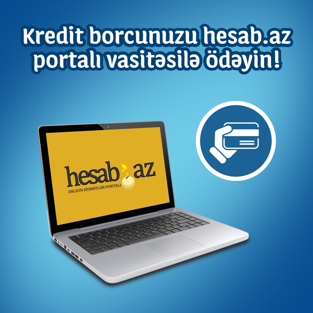 Платите кредитные долги через Hesab.az!