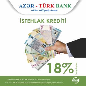 AzerTurkBank Istehlak kreditləri