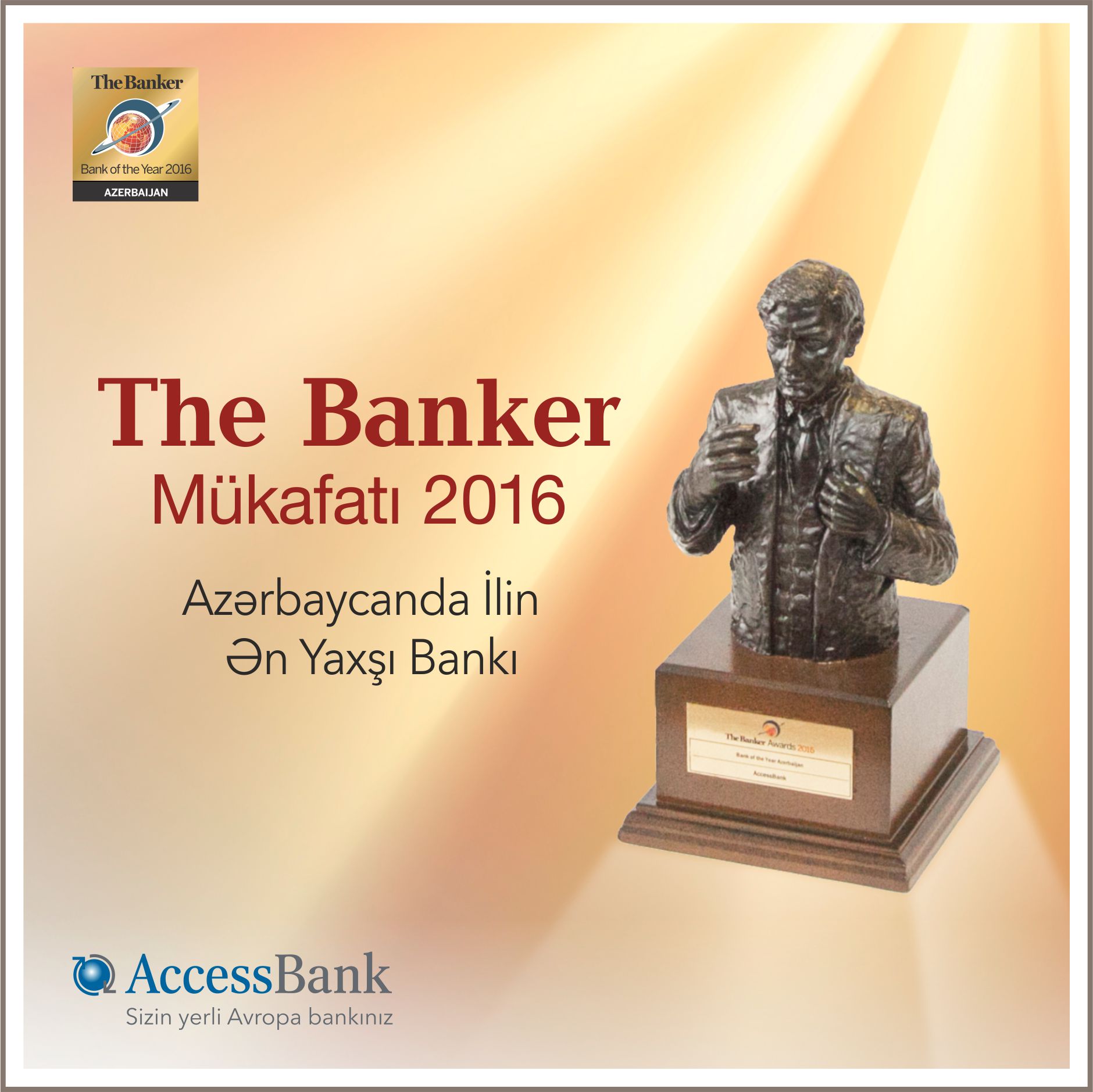 AccessBank İlin ən Yaxşı Bankı elan edilib 
