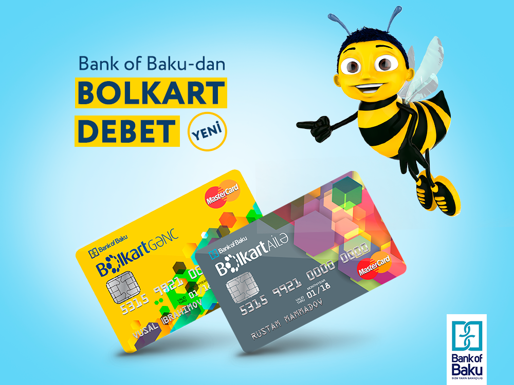 3 причины приобрести новые дебетовые карты Bolkart  от Bank of Baku 
