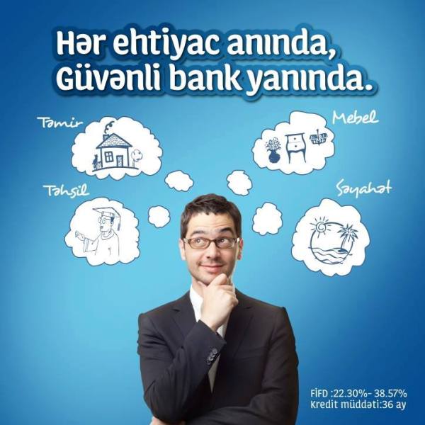 Hər ehtiyac anında, Yapı Kredi Bank Azərbaycan yanında!