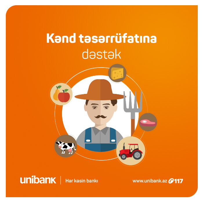 Unibankdan kənd təsərrüfatına  dəstək