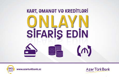 Azər Türk Bankdan yeni imkanlar
