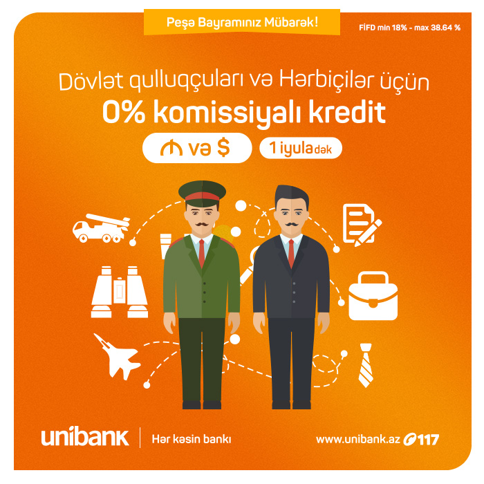 Кредит с 0% комиссией от Unibank