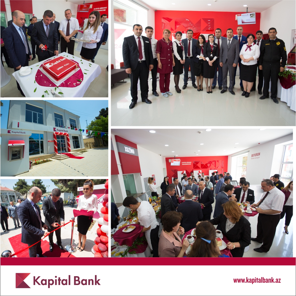 KapitalBank-ın yenilənmiş Şabran filialı istifadəyə verildi