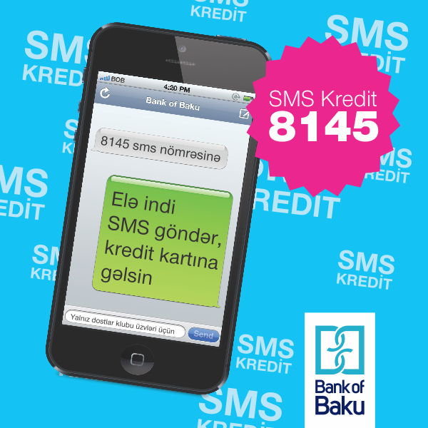 «Bank of Baku» выделил СМС кредиты на 12 млн. манат!