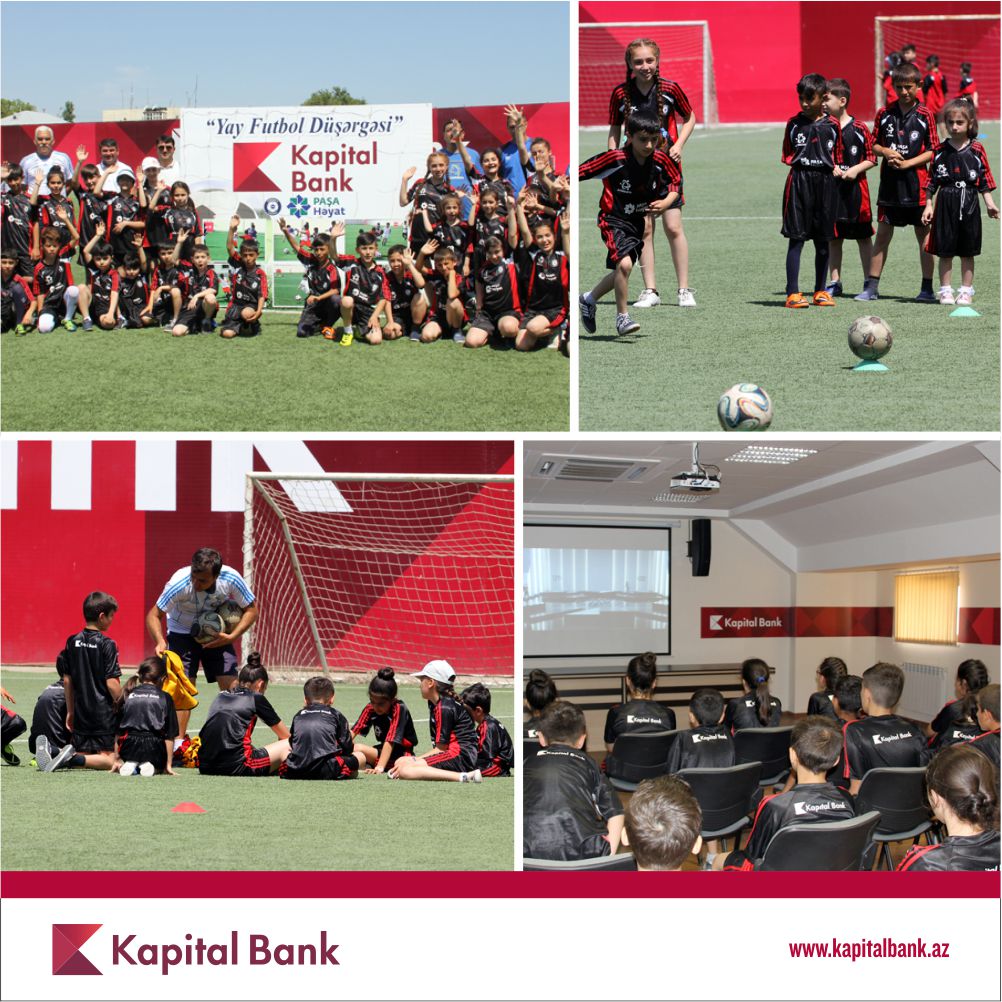 Kapital Bank “Yay Futbol Düşərgəsi”layihəsinin rəsmi tərəfdaşıdır
