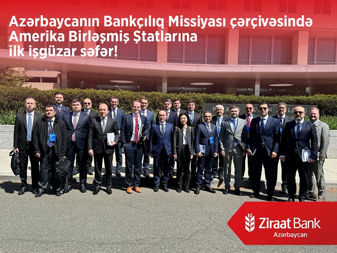 Ziraat Bank Azərbaycan ölkəmizin bankçılıq missiyasının ABŞ-yə ilk geniş işgüzar səfərində iştirak edib       