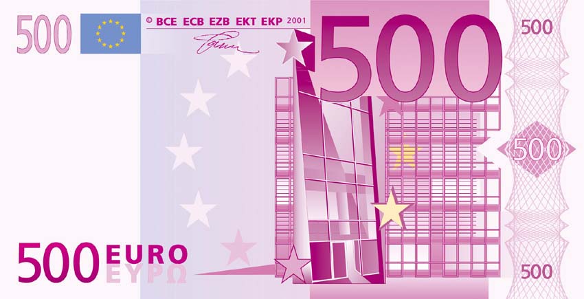 В Евросоюзе предложили изъять из оборота банкноту в 500 евро
