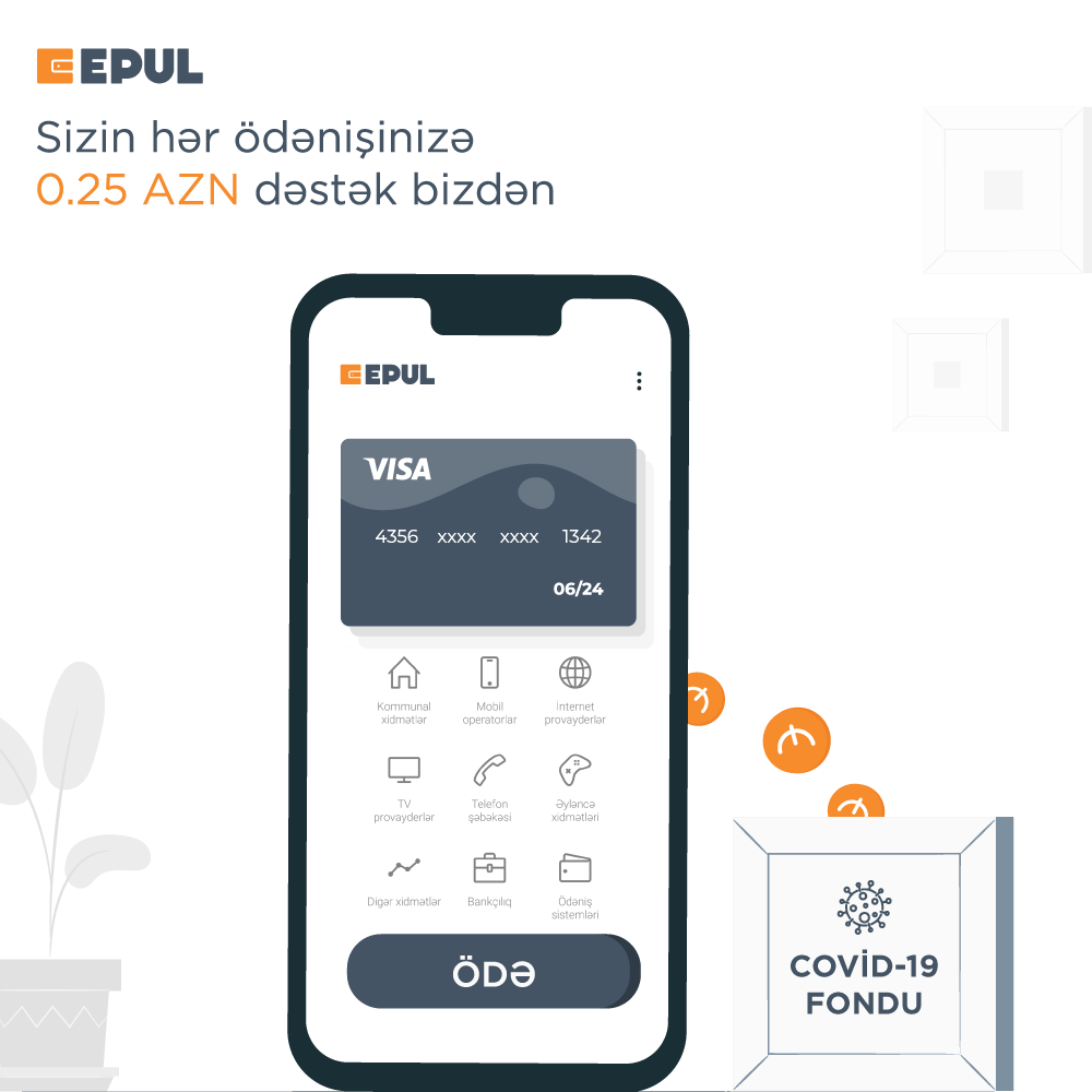 E-Pul.az və Visa #EvdəQalNağdsızÖdə kampaniyasını elan etdi