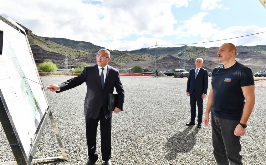 Prezident İlham Əliyev Laçın və Qubadlı rayonlarına səfər edib