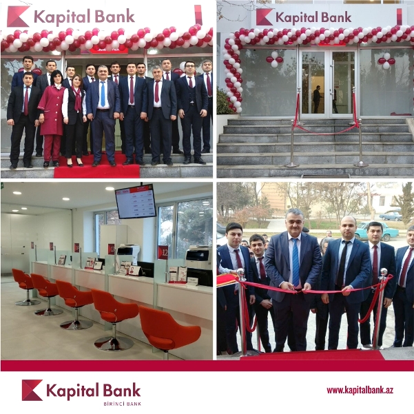 Kapital Bank-ın yenilənən Ağcabədi filialı istifadəyə verildi