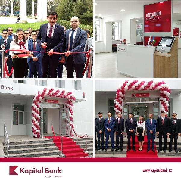 Kapital Bank-ın yenilənən Ağdaş filialı istifadəyə verildi