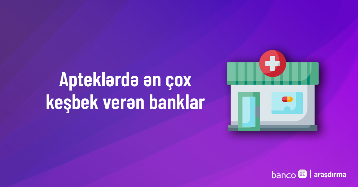 Apteklərdə ən çox keşbek verən bank kartları