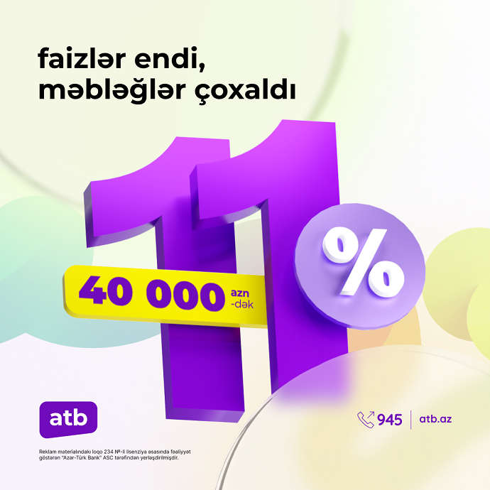 В Azer Turk Bank продолжается выгодная кредитная кампания