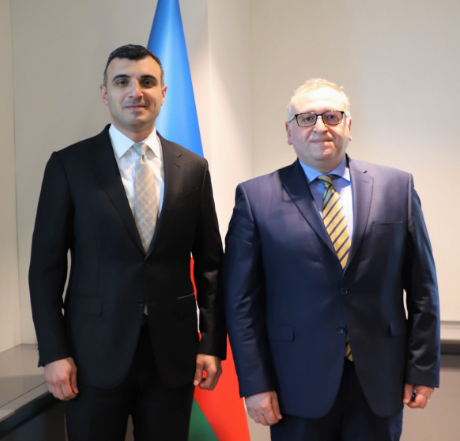 Taleh Kazımov Gürcüstan Mərkəzi Bankının sədri ilə görüşüb