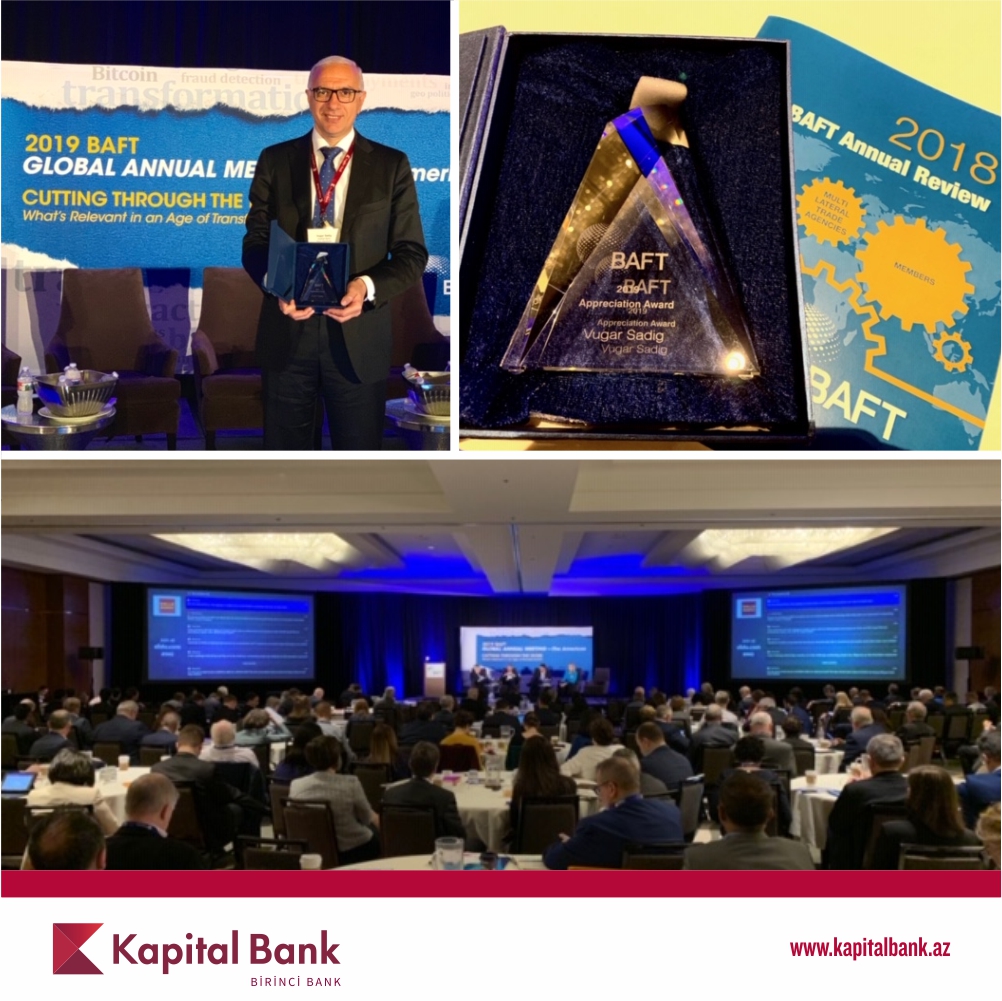 Kapital Bank BAFT-ın Qlobal İllik Toplantısında iştirak edib