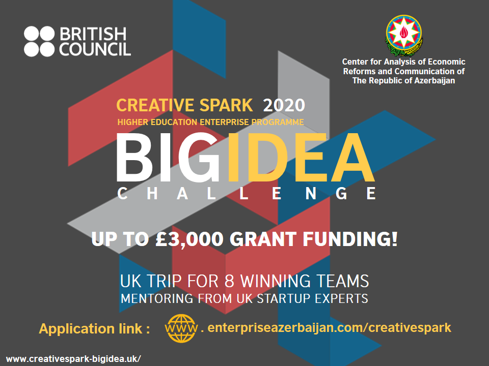 “Big İDEA” adlı ideya və fikir yarışmasına start verilib!