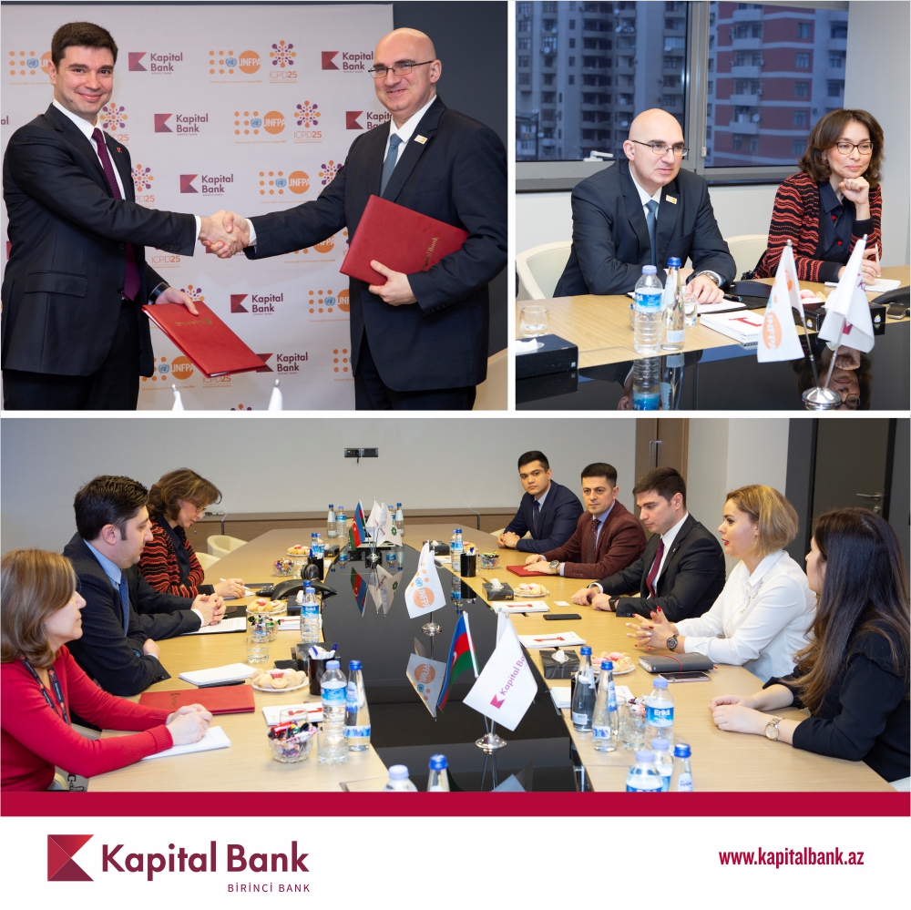 Kapital Bank BMT-nin Əhali Fondu ilə memorandum imzalayıb