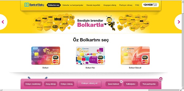 www.bolkart.az saytı tamamilə FƏRQLİ formatda!