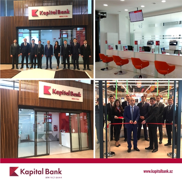 Kapital Bank-ın yeni Bravo-2 filialı istifadəyə verildi