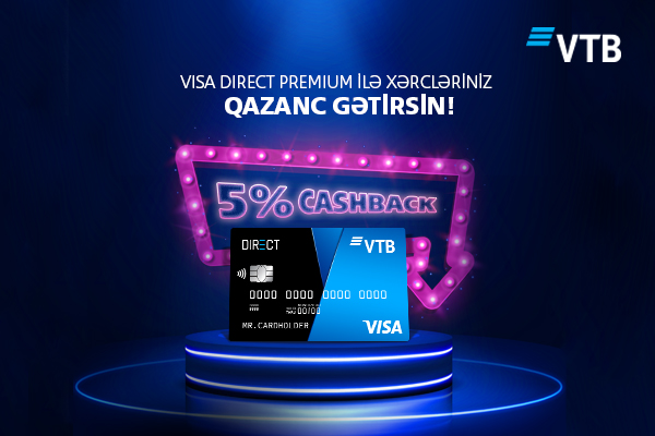 Bank VTB (Azərbaycan) yeni Visa Direct Premium kartını istifadəyə verib