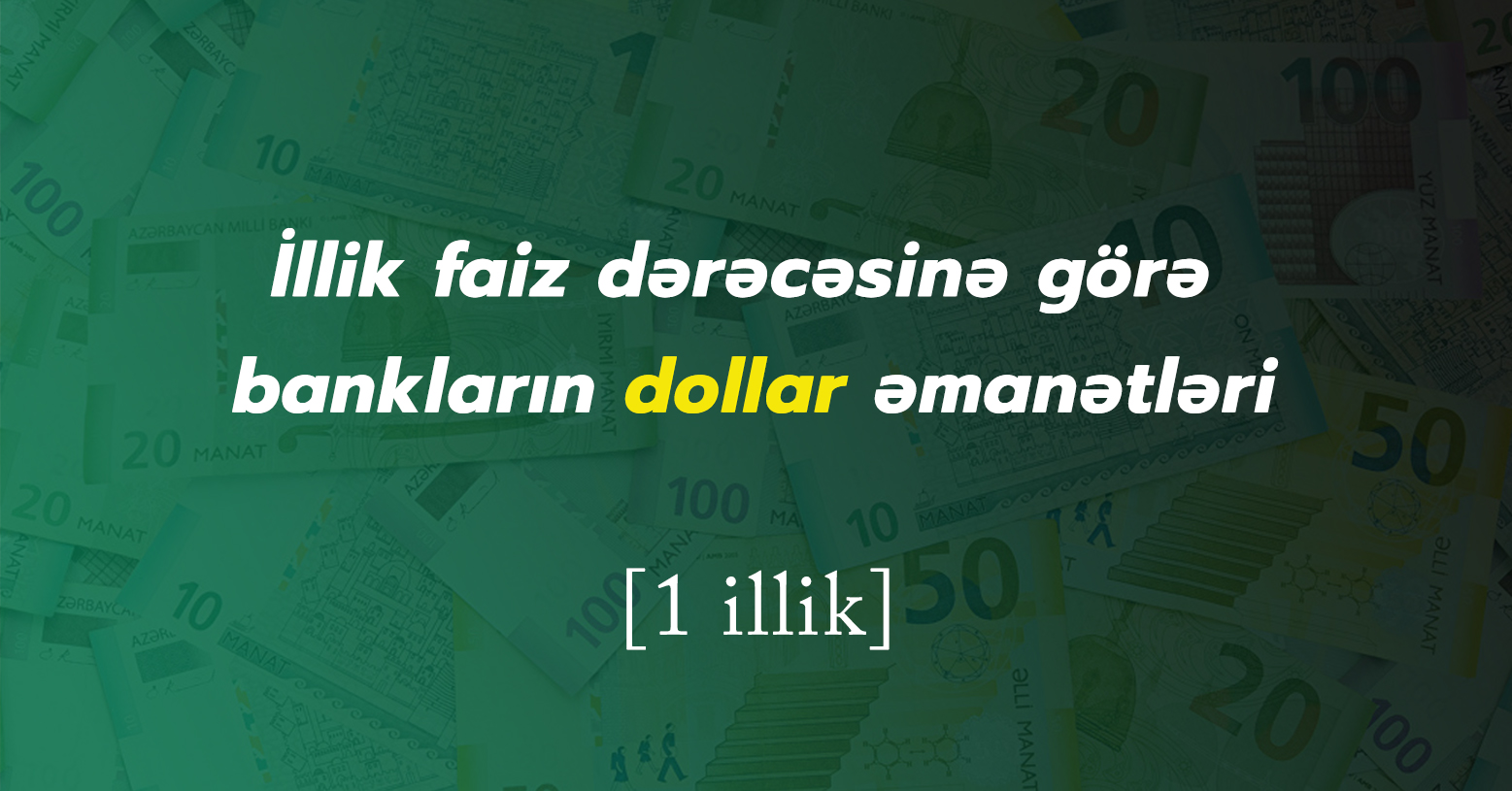 Dollar əmanəti hansı banklarda daha sərfəlidir? - İyul 2020