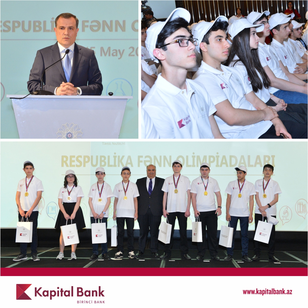 Kapital Bank-ın dəstəyi ilə keçirilən olimpiadanın qalibləri təltif edildi!