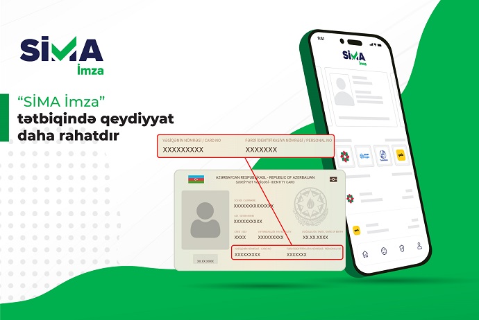 Стала возможна регистрация в «SİMA İmza» с FIN-кодом и серийному номеру