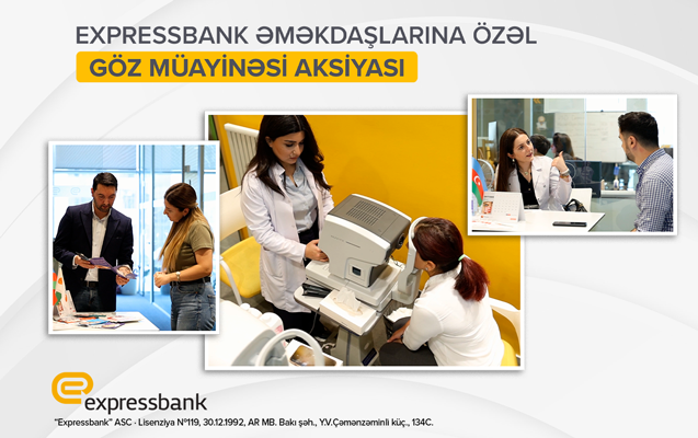 Expressbankda Görmə Günü aksiyası