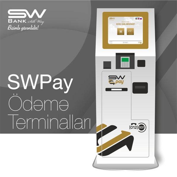 Bank Silk Way-dən yeni “SWPay” ödəmə terminalları!