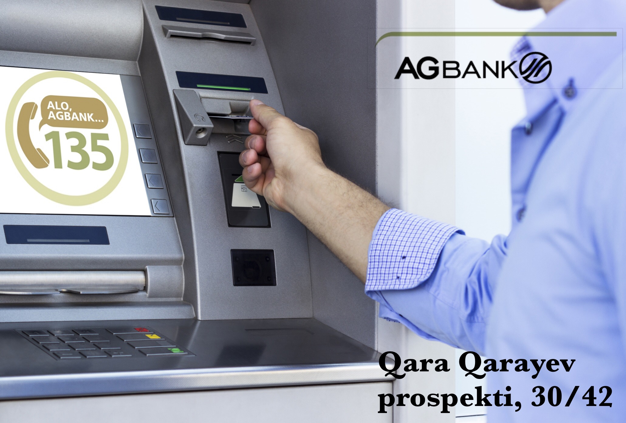 AGBank ASC bankomat şəbəkəsini növbəti bankomatla genişləndirir!