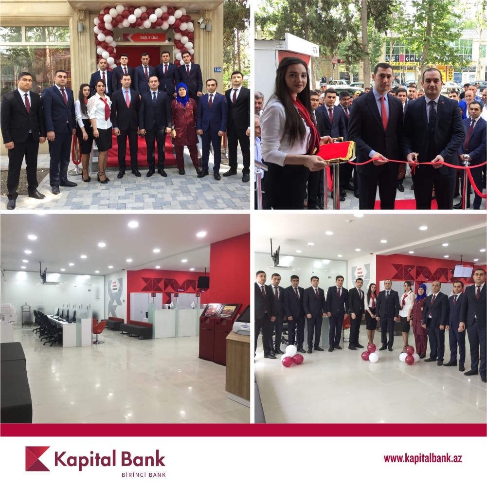 Kapital Bank-ın yenilənən İmişli filialı istifadəyə verildi!