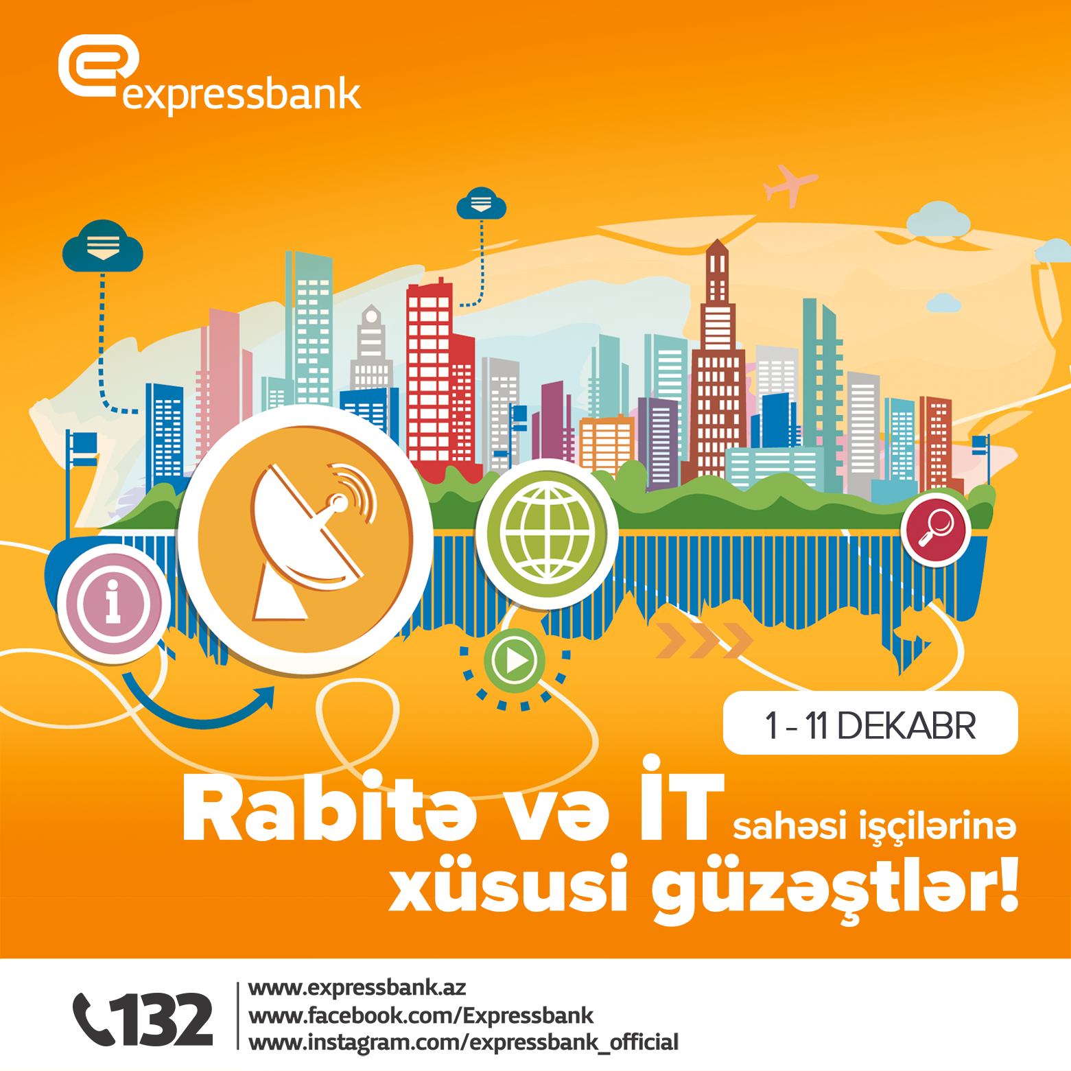 Expressbank-dan illik faiz dərəcəsinə 2% endirim ilə 15.000 AZN – dək nağd pul krediti