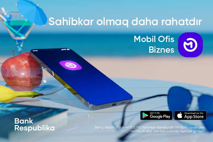 Bank Respublika biznes müştəriləri üçün “Mobil Ofis Biznes” tətbiqini yenilədi!