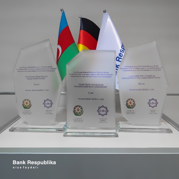 Bank Respublika “Elektron bankçılıq xidmətlərində lider bank” mükafatına layiq görüldü
