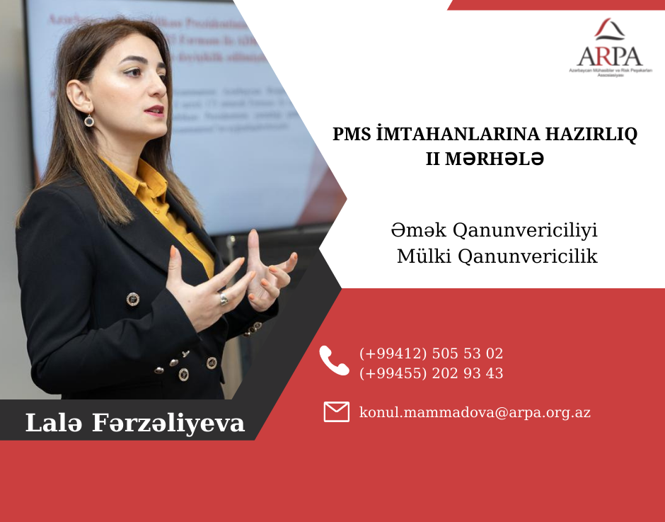 “Əmək Qanunvericiliyi və Mülki Qanunvericilik” üzrə hazırlıq təlimlərinə qeydiyyat başladı!