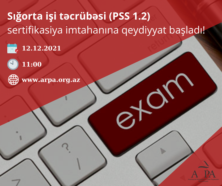 “Peşəkar Sığortaçı Sertifikasiyası” imtahanına qeydiyyat başladı!
