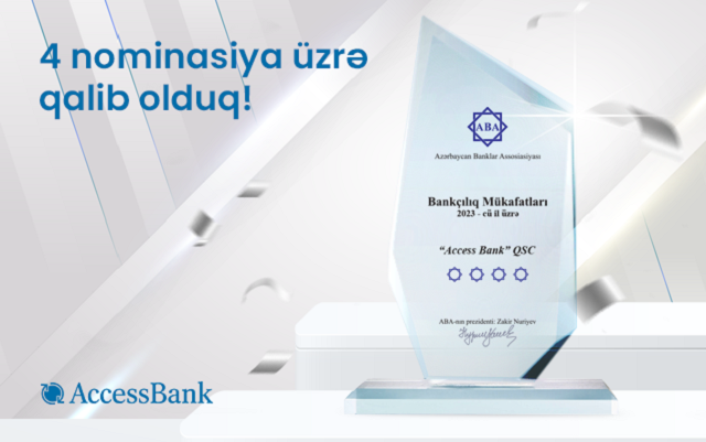 AccessBank 4 nominasiya üzrə qalib oldu!