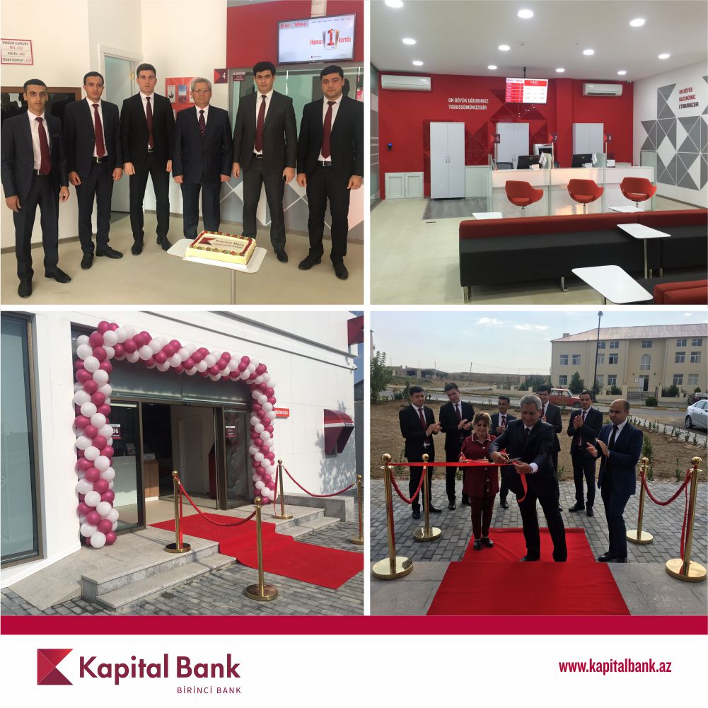 Kapital Bank-ın yenilənən Qobustan filialı istifadəyə verildi
