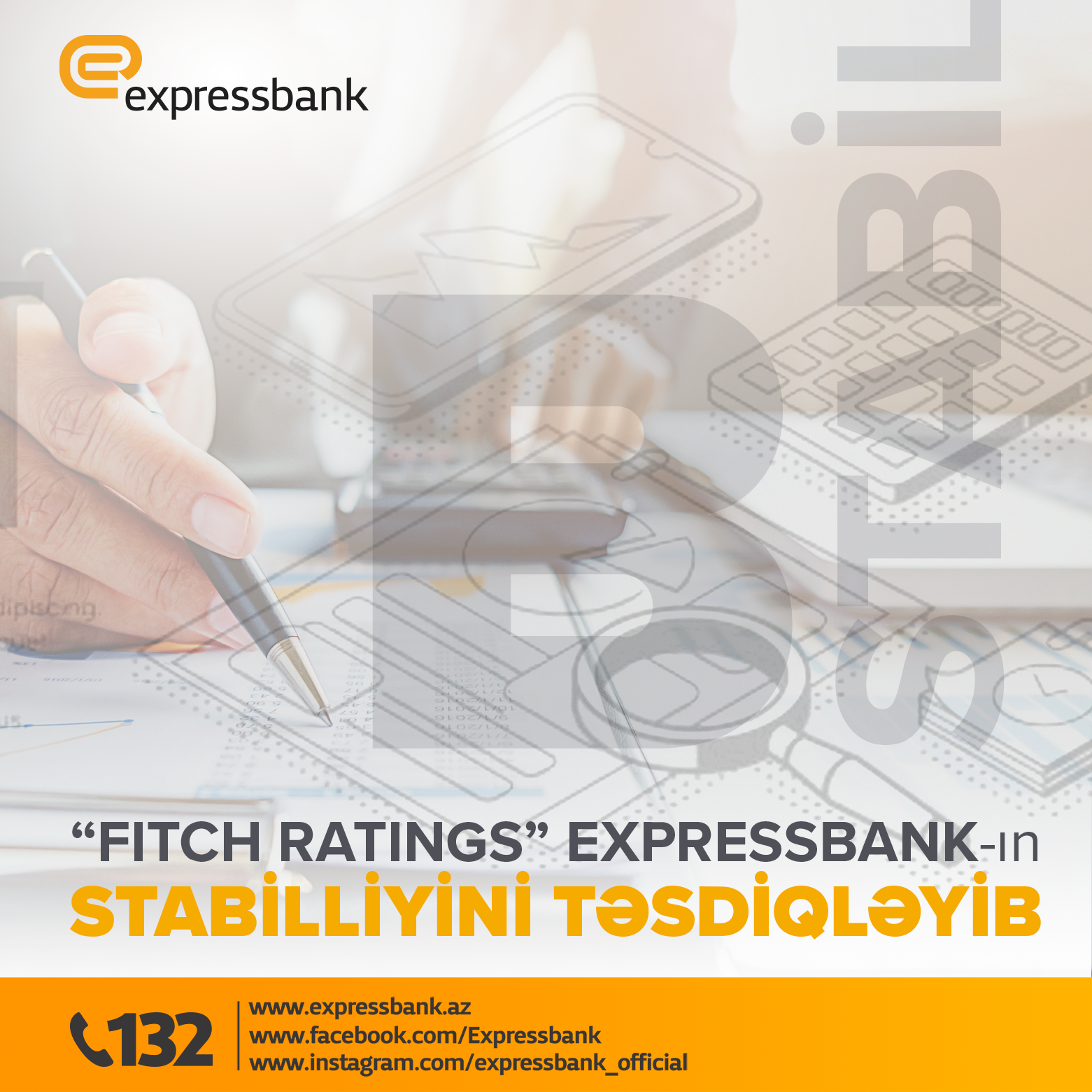 “Fitch Ratings” Expressbank-ın stabilliyini bir daha təsdiqləyib