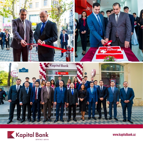 Kapital Bank 24/7 rejimdə işləyən Sahil filialını istifadəyə verdi