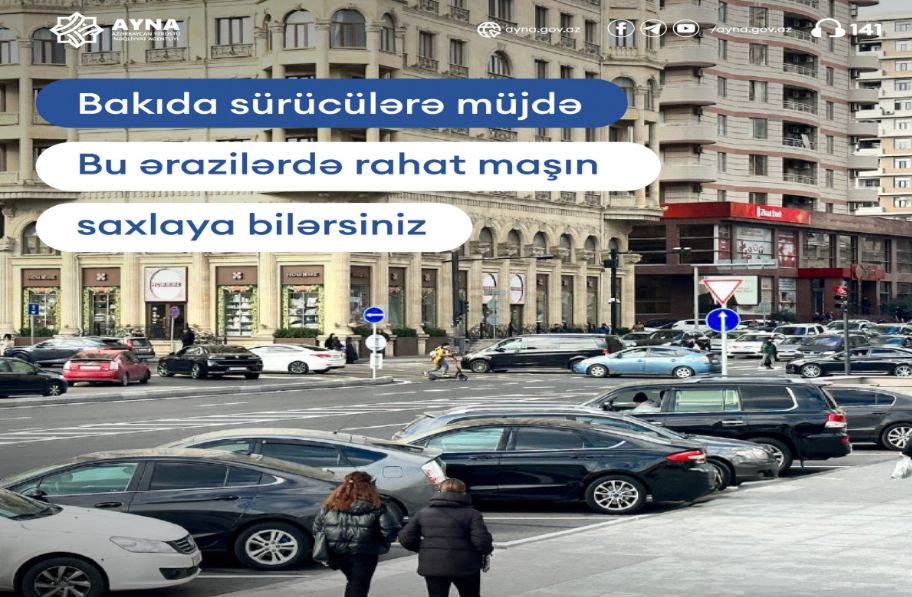 Bakıda yeni parklanma məntəqələri salınır