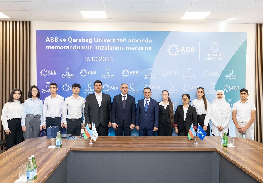 ABB Qarabağ Universiteti ilə əməkdaşlığa başladı: 30 xanım tələbəyə təqaüd veriləcək