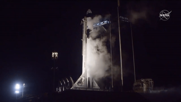 SpaceX ilk dəfə tam heyətlə kosmosa göndərildi