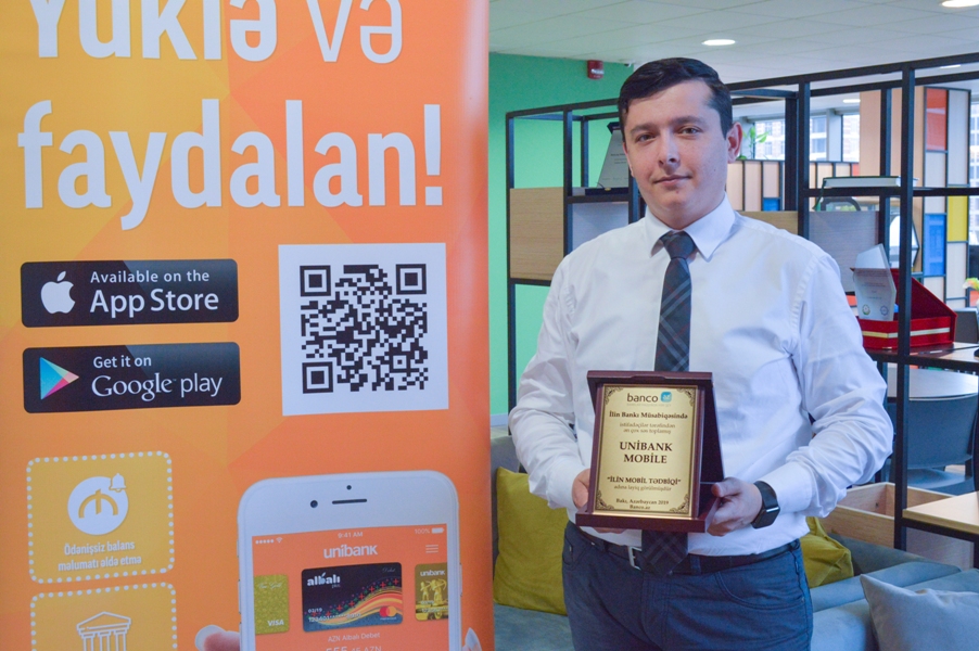 Unibank Mobile - İlin mobil tətbiqi mükafatına layiq görülüb