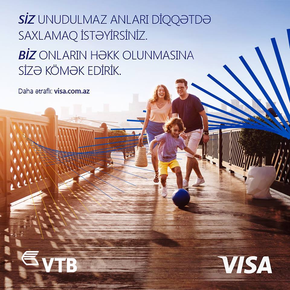 Bank VTB (Azərbaycan)-ın Visa kart sahibləri stimullaşdırıcı lotereyada iştirak edə bilər