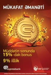 Expressbank yeni “Mükafat” əmanətini təqdim edir